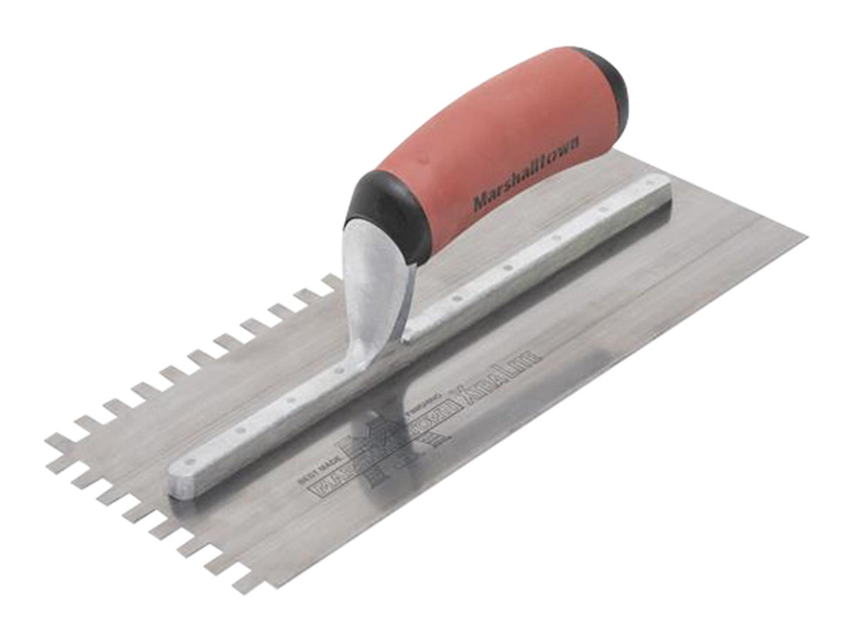 Marshalltown Square Notched Trowel, DuraSoft® Handle