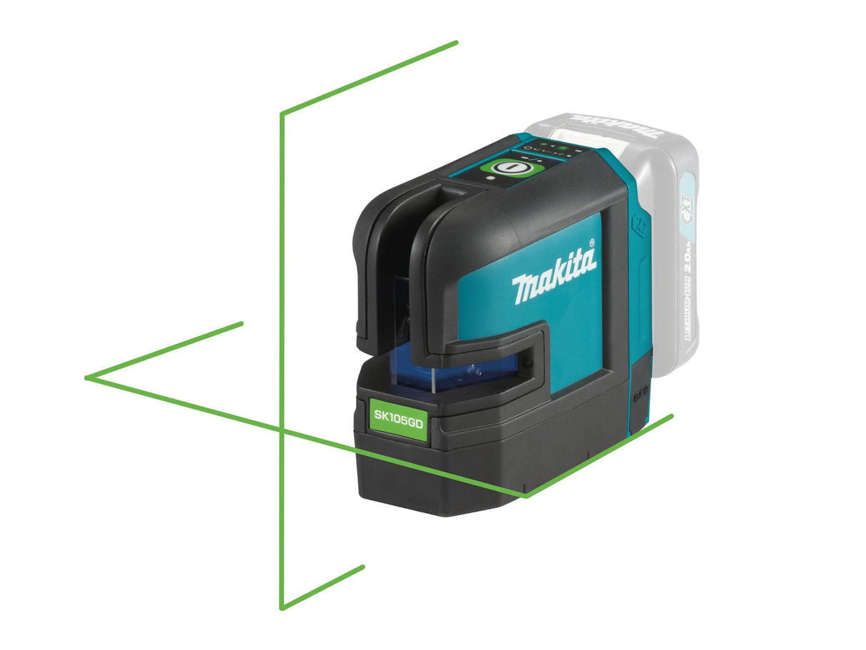 Makita SK105GDZ CXT® Cross Line Laser 12V Bare Unit