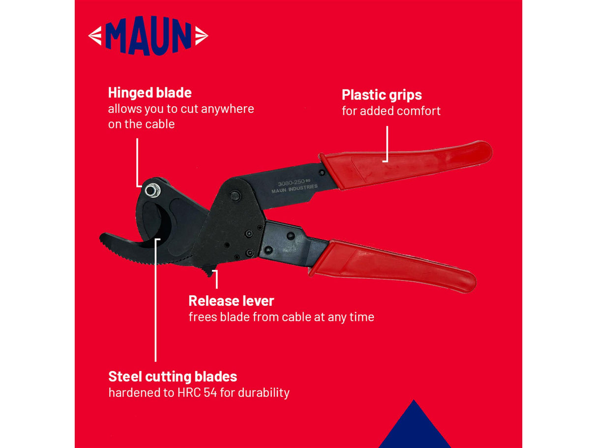 Maun Ratchet Cable Cutter 250mm (10in)