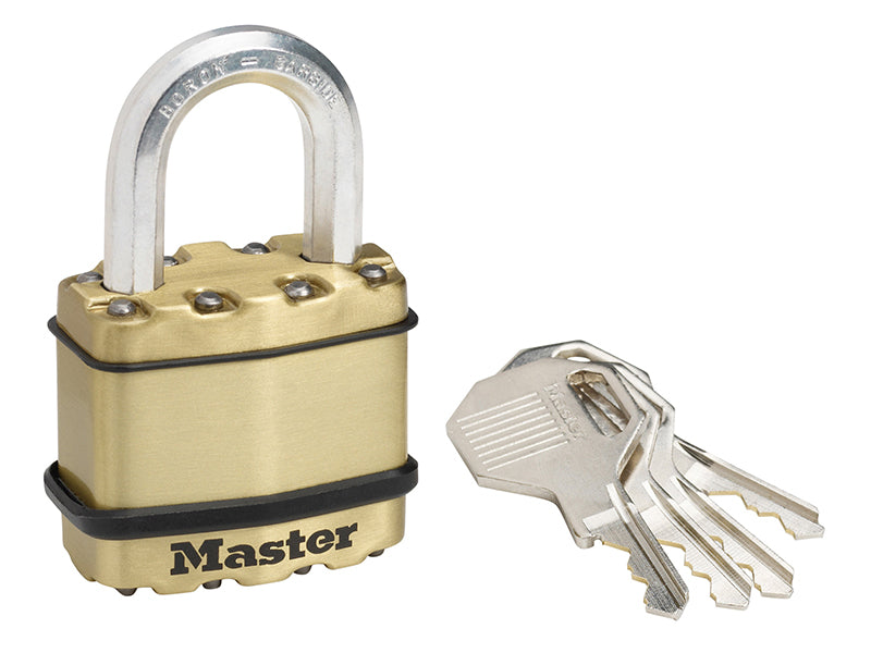 Master Lock Excell Brass Finish Padlocks