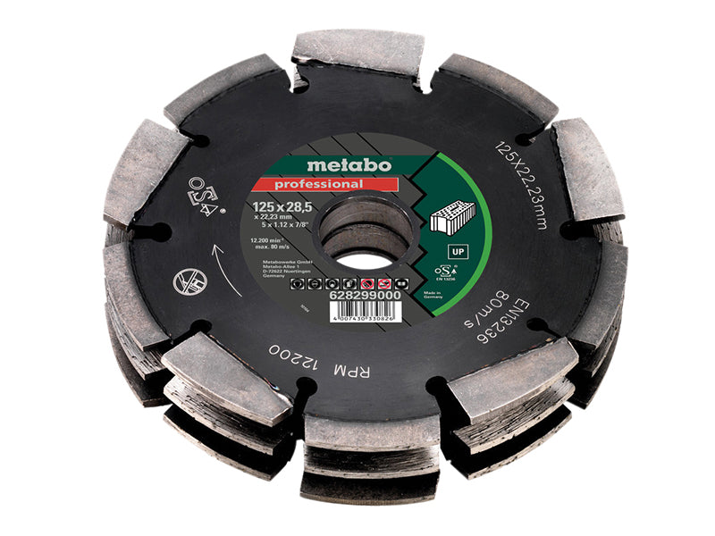 Metabo Multi Row Professional UP Universal Wall Chaser Blade