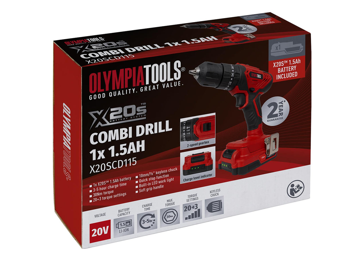 Olympia Power Tools X20S Combi Drill Driver