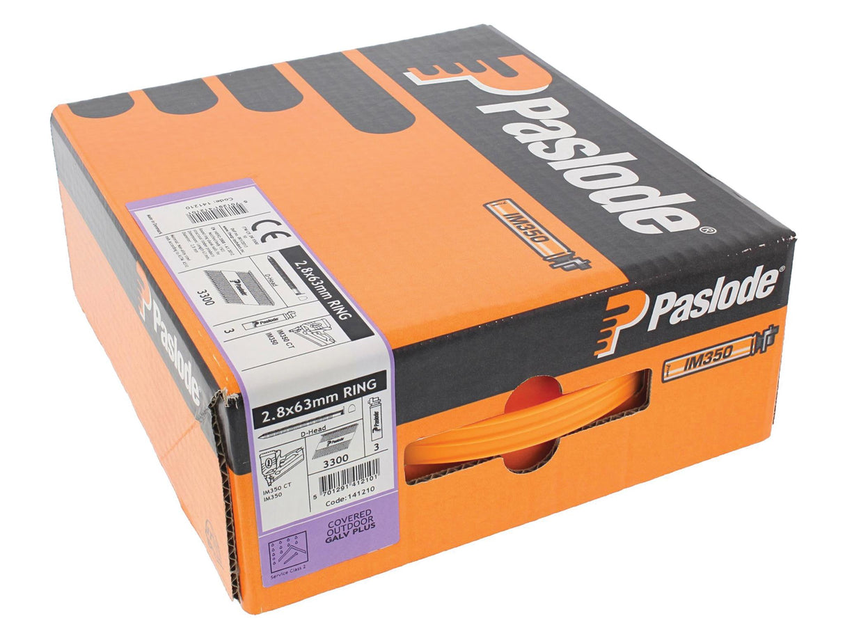 Paslode IM350+ Nails & Fuel Cells Pack Galv-Plus® Finish