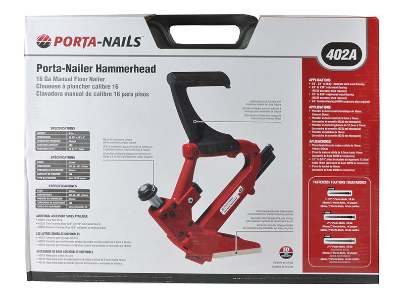 Porta-Nails 402A Angled Floor Nailer