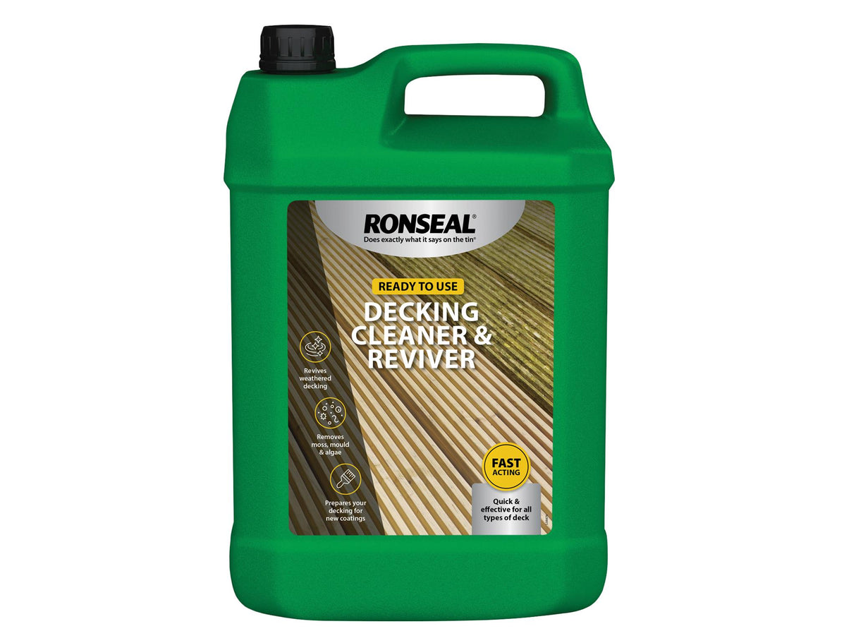 Ronseal Decking Cleaner & Reviver 5 litre
