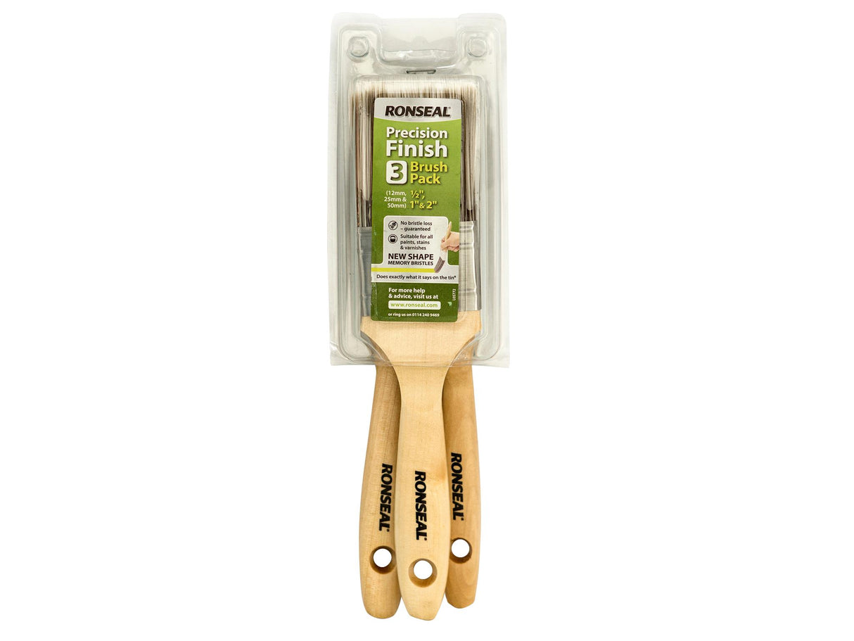Ronseal Precision Finish Brush (Pack 3)
