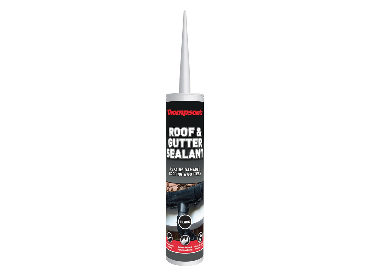 Ronseal Thompson's Roof & Gutter Sealant Black 310ml