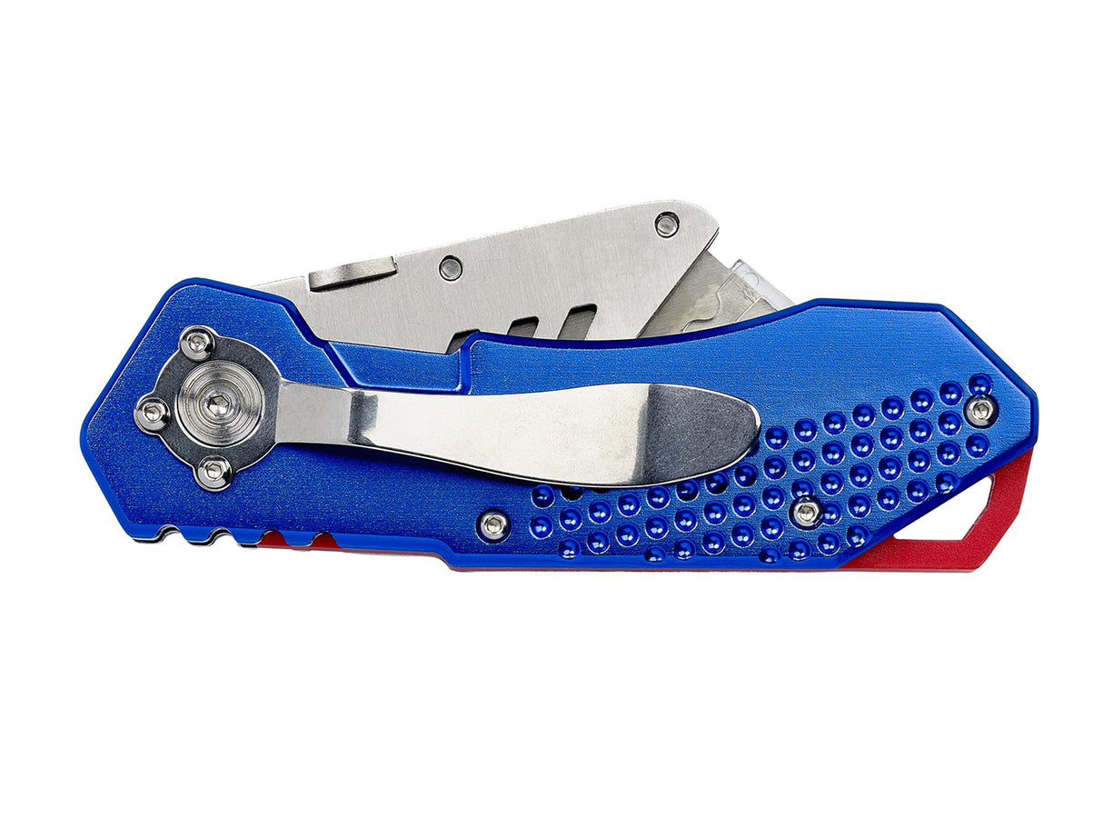 R.S.T. Aluminium Blue Folding Knife