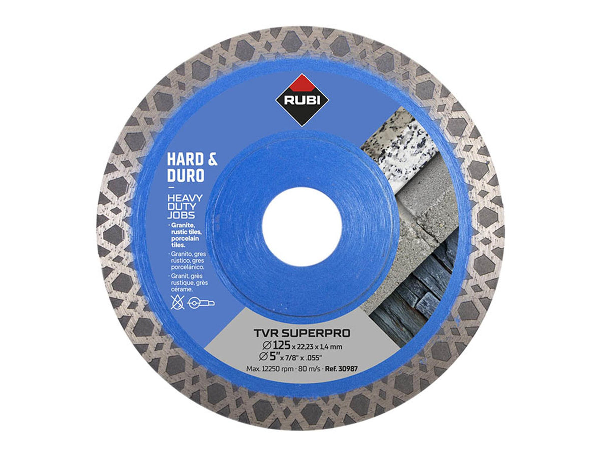RUBI TILING TOOLS TVR Turbo Viper Diamond Blade