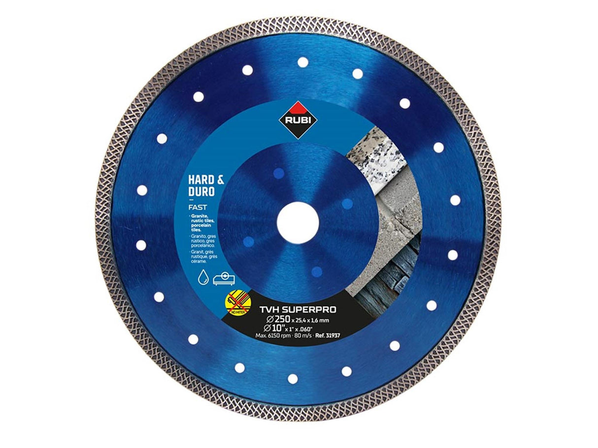 RUBI TILING TOOLS TVH SUPERPRO Diamond Blade
