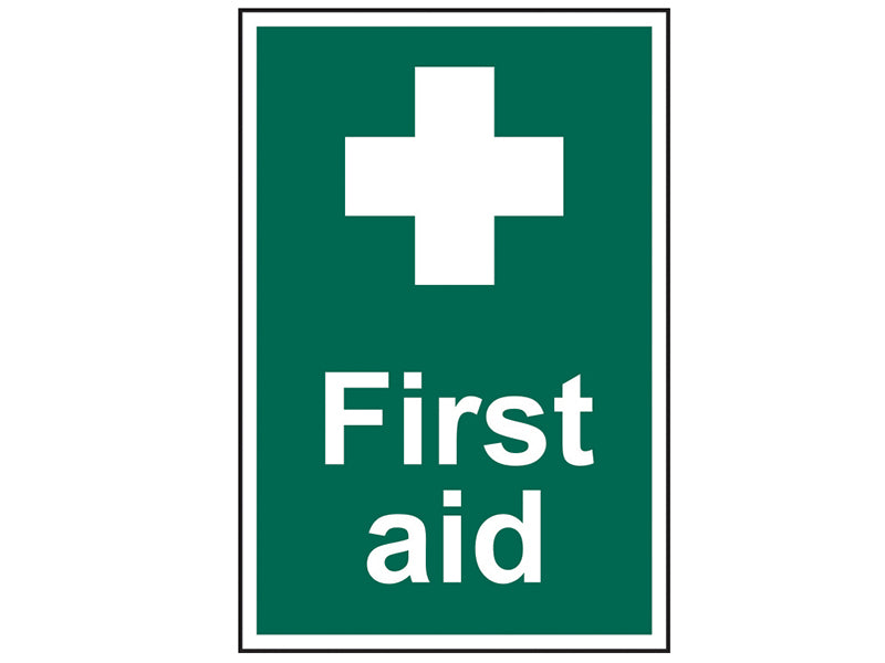 Scan First Aid - PVC Sign 200 x 300mm