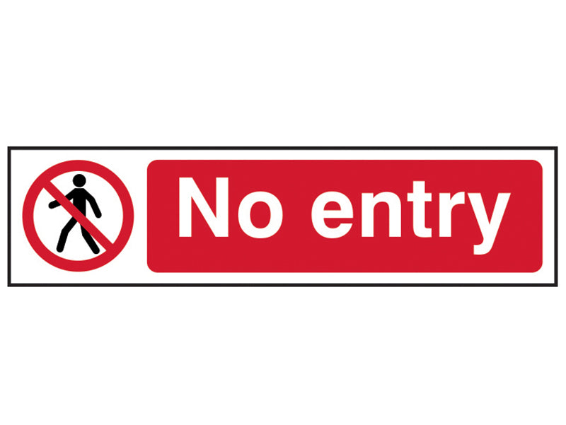 Scan Sign: No Entry