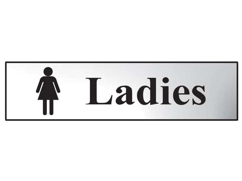 Scan Sign: Ladies Bathroom