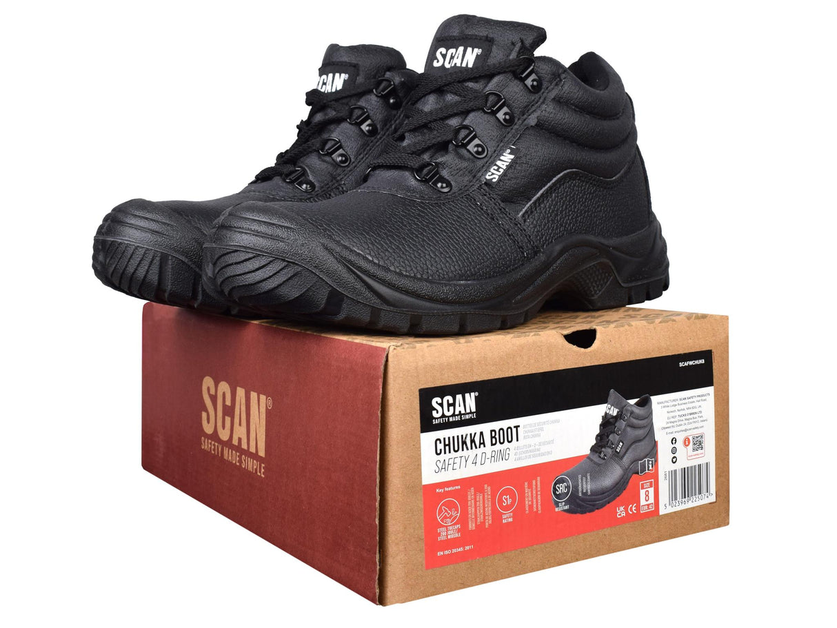 Scan 4 D-Ring Chukka Safety Boots