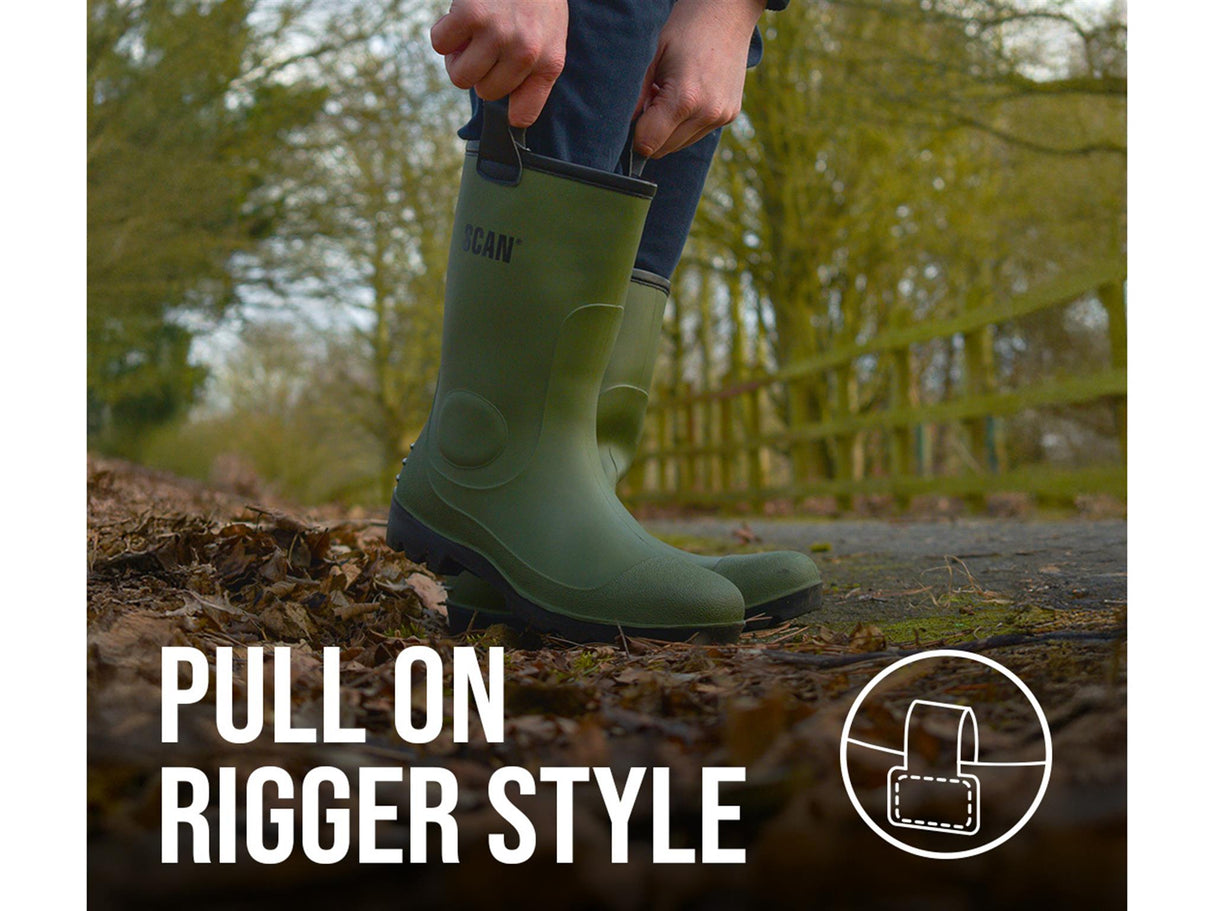 Scan Fleece Lined Wellingtons