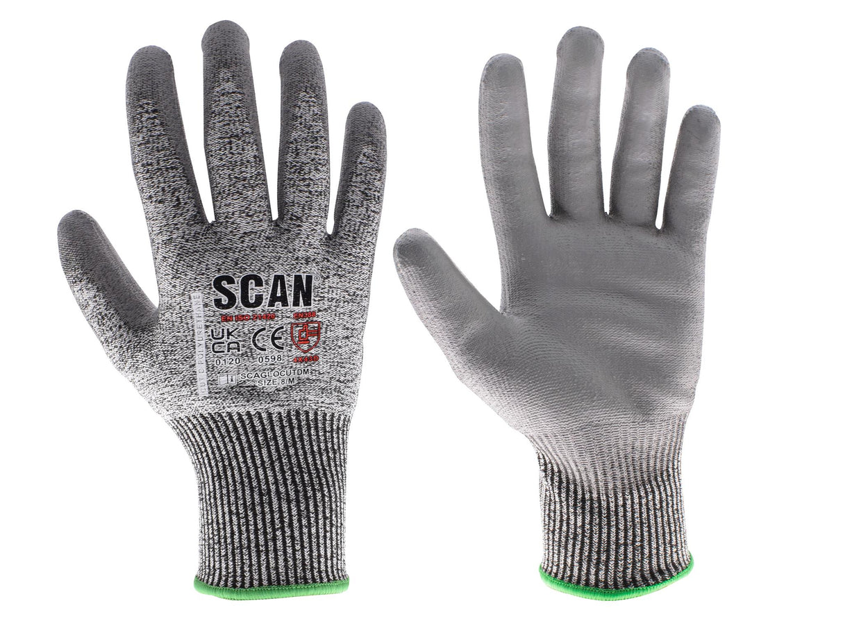 Scan PU Palm Cut D Gloves