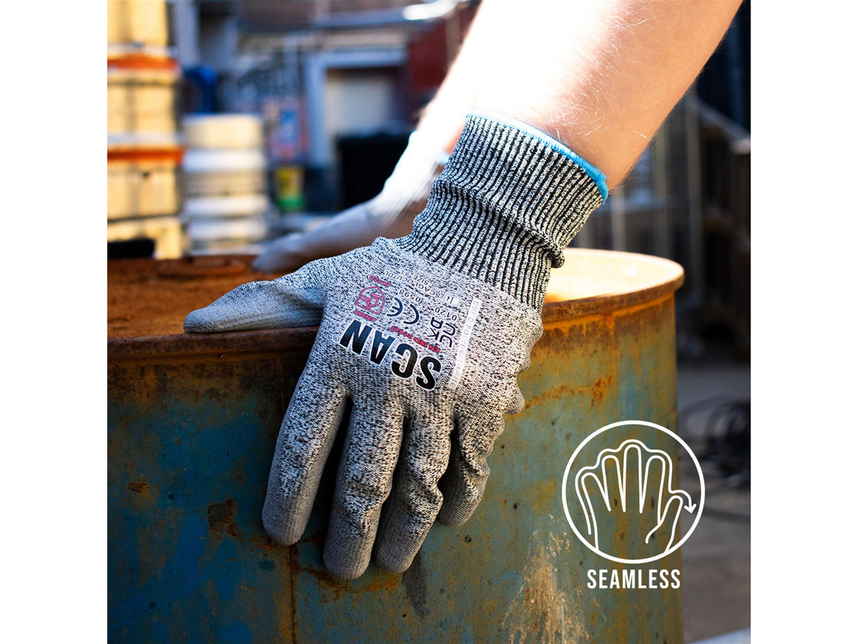 Scan PU Palm Cut D Gloves