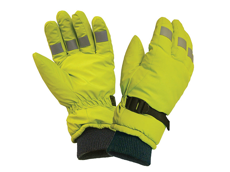 Scan Hi-Visibility Gloves, Yellow