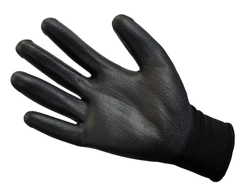Scan Black PU Coated Gloves