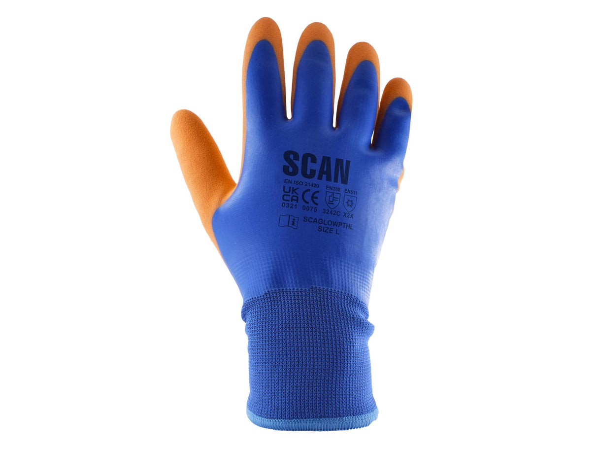 Scan Thermal Waterproof Latex Coated Gloves