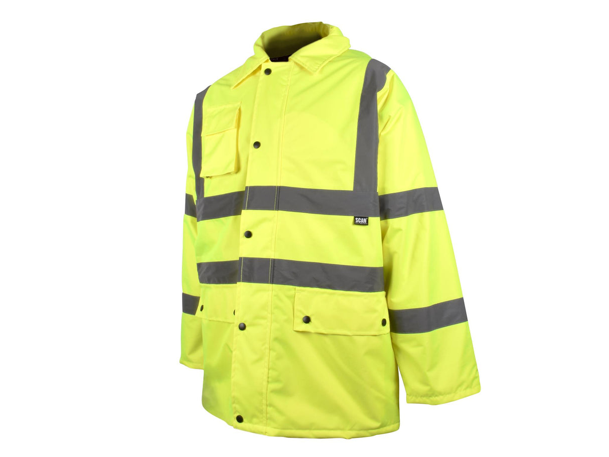 Scan Hi-Vis Motorway Jacket Yellow
