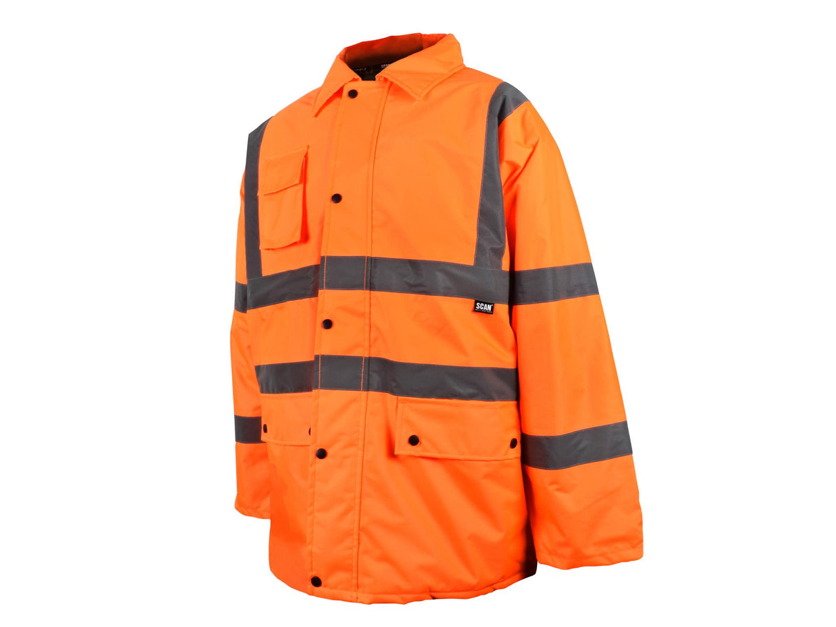 Scan Hi-Vis Motorway Jacket Orange