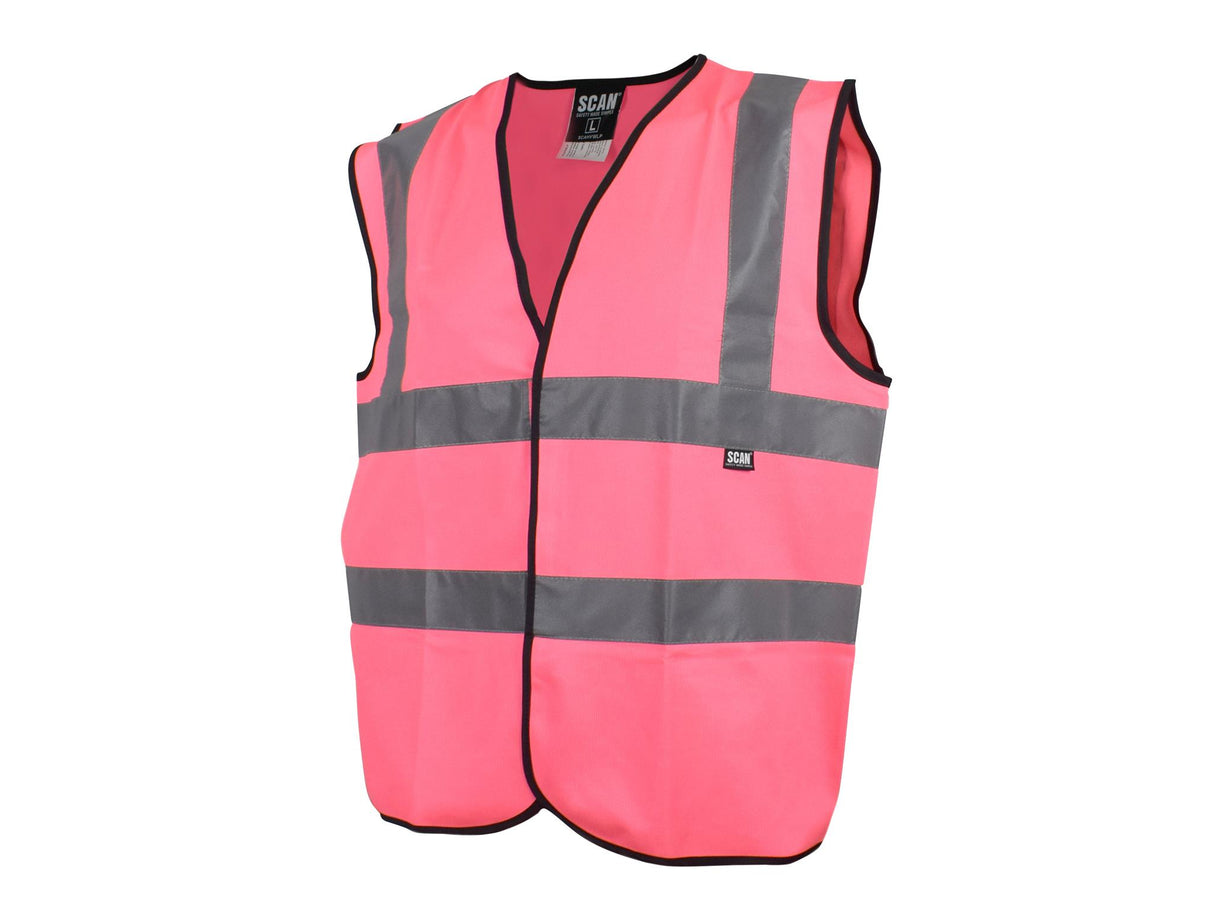 Scan Hi-Vis Waistcoat Pink