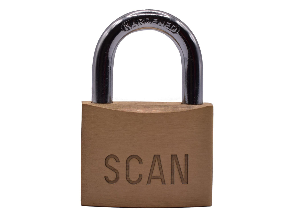 Scan Brass Padlocks