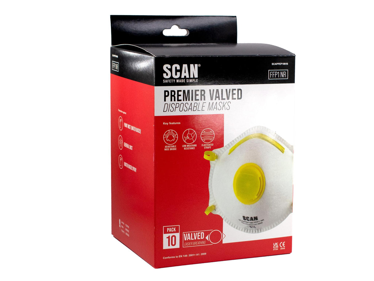 Scan Moulded Disposable Valved Mask FFP1