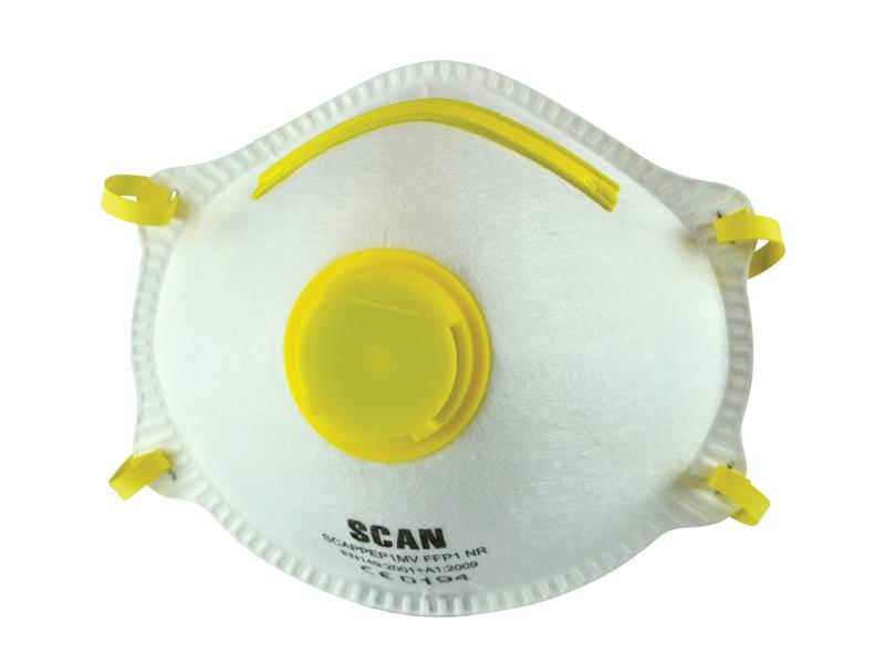Scan Moulded Disposable Valved Mask FFP1