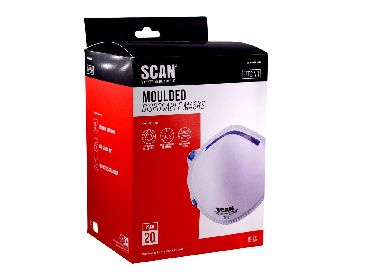 Scan Moulded Disposable Mask