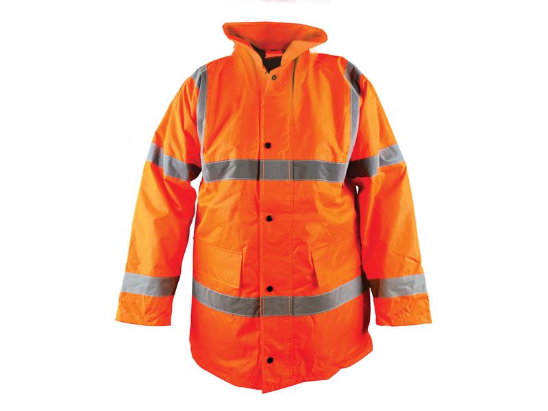 Scan Hi-Vis Motorway Jacket Orange