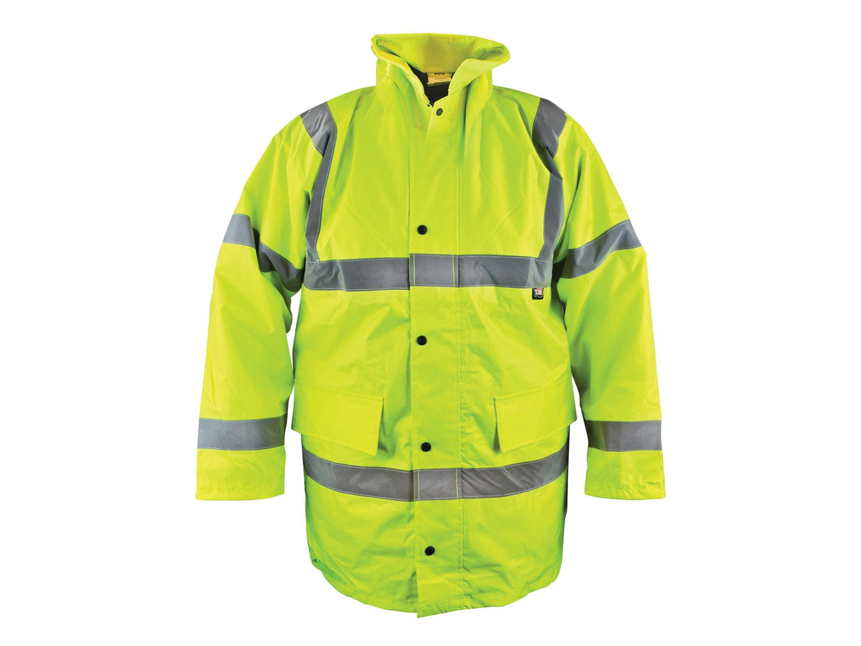 Scan Hi-Vis Motorway Jacket Yellow