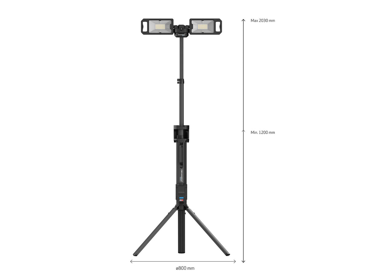 SCANGRIP® TOWER 5 CONNECT Floodlight with Integrated Tripod 18V Bare Unit