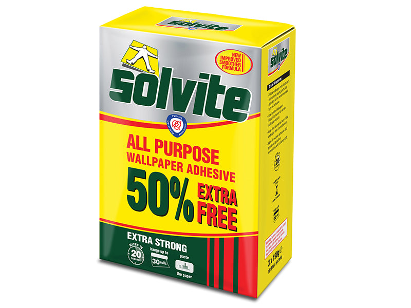 Solvite All Purpose Extra Strong Wallpaper Paste