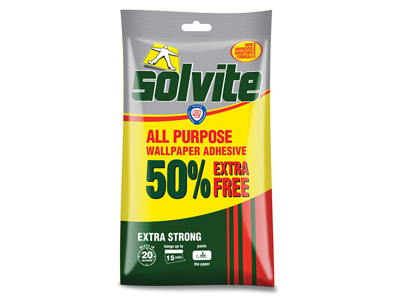 Solvite All Purpose Extra Strong Wallpaper Paste