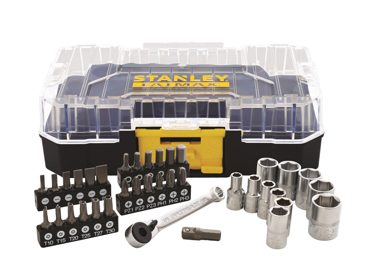 STANLEY® FatMax® 1/4in Socket & Bit Set, 37 Piece
