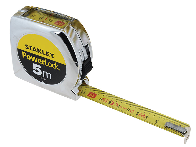 STANLEY® PowerLock® Top Reader Tape 5m (Width 19mm)