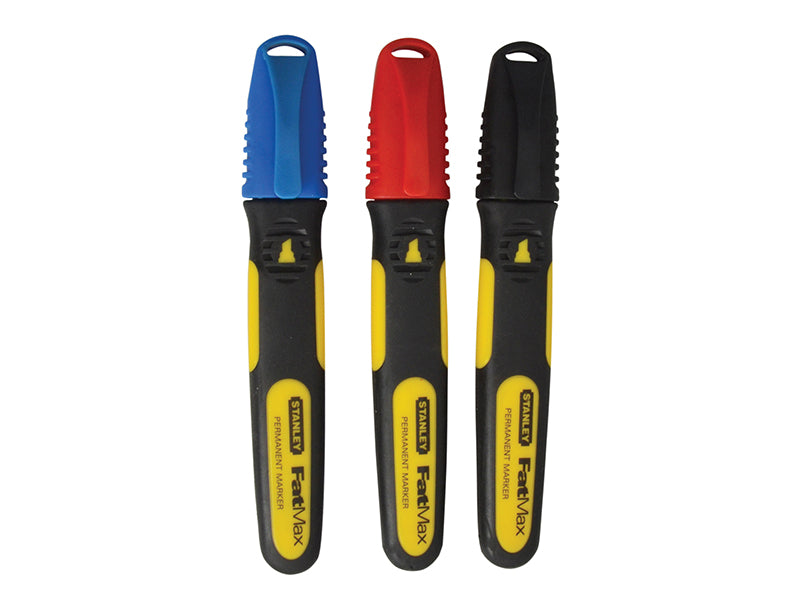 STANLEY® FatMax® Chisel Tip Marker (Pack 3)