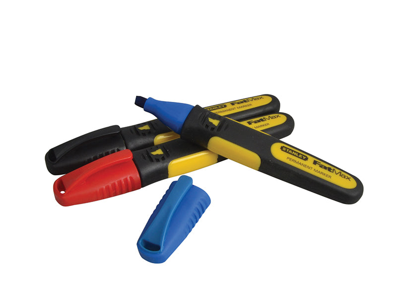 STANLEY® FatMax® Chisel Tip Marker (Pack 3)