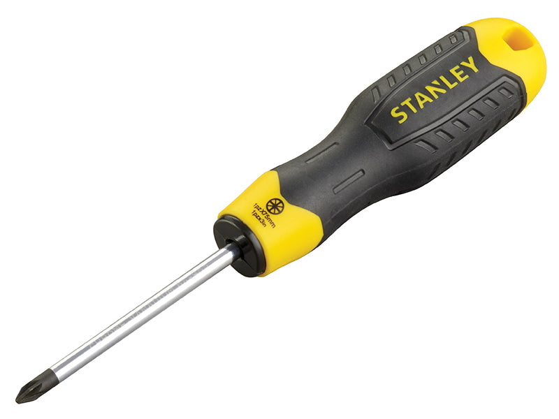 STANLEY® Cushion Grip Screwdriver, Pozidriv