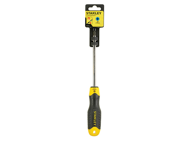 STANLEY® Cushion Grip Screwdriver, Pozidriv