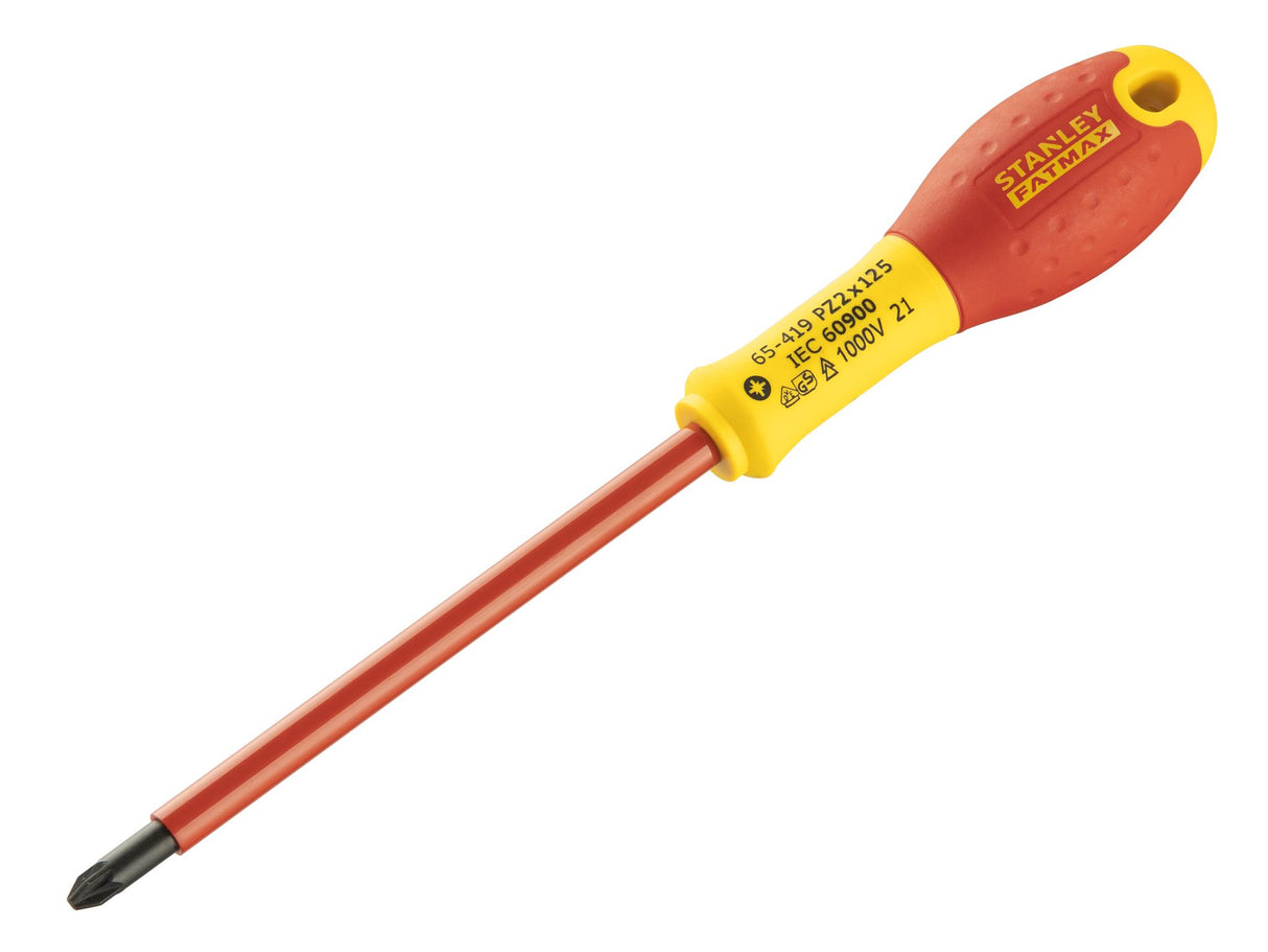 STANLEY® FatMax® VDE Screwdriver, Pozidriv