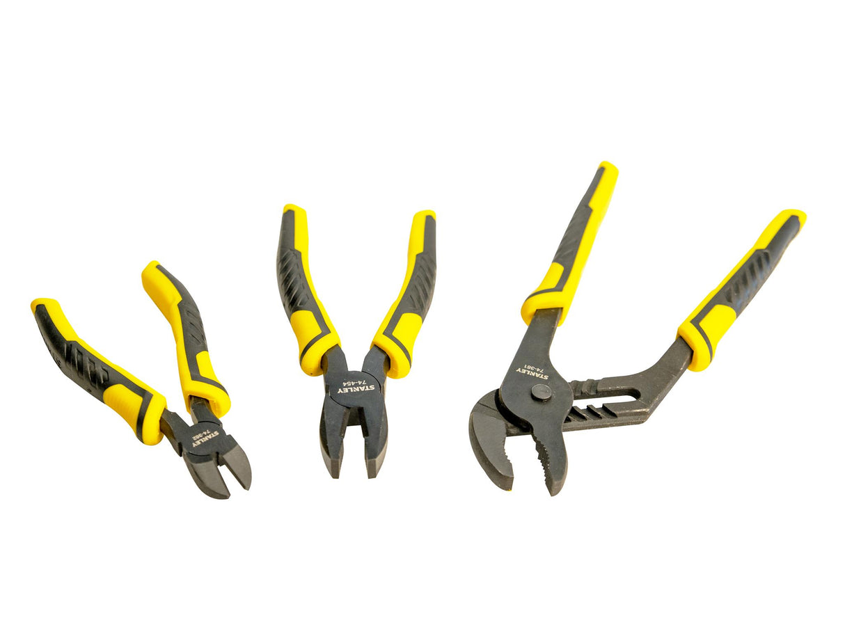 STANLEY® DYNAGRIP® Plier Set, 3 Piece