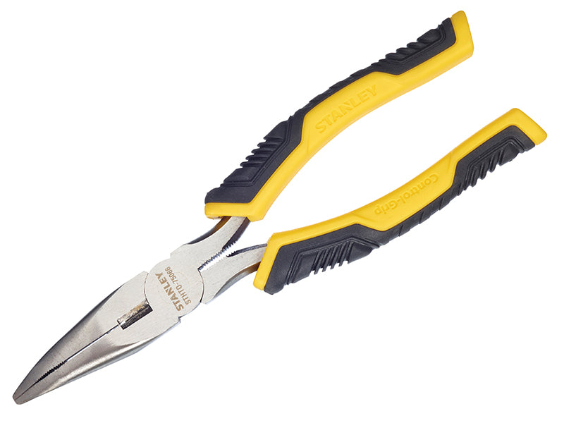 STANLEY® ControlGrip™ Long Bent Nose Pliers 150mm (6in)
