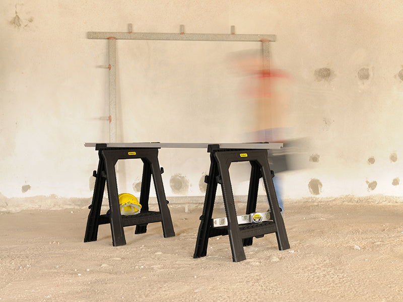 STANLEY® Folding Sawhorses (Twin Pack)