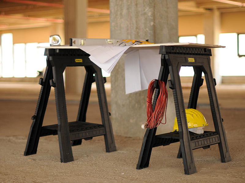 STANLEY® Folding Sawhorses (Twin Pack)
