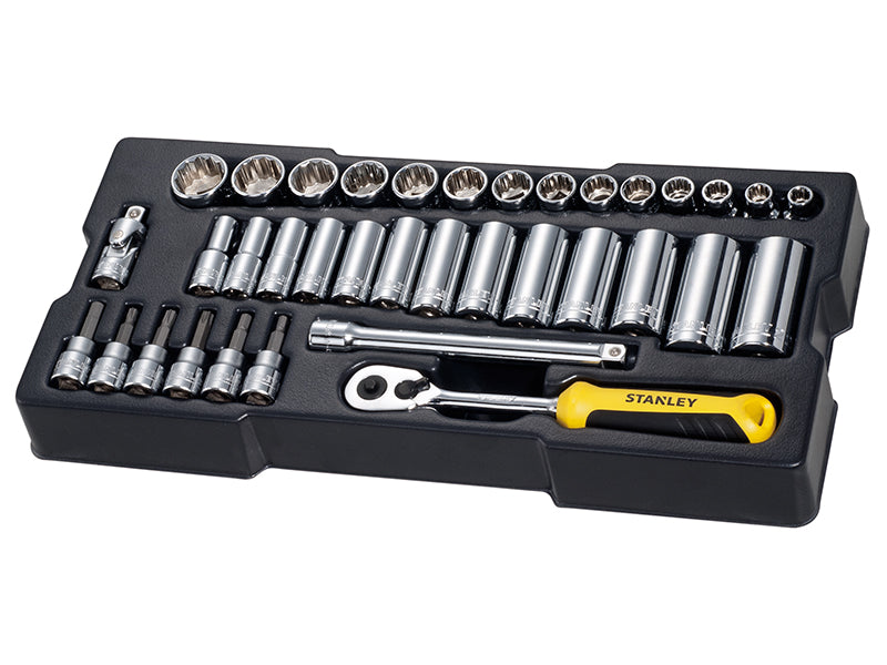 STANLEY® 3/8in Drive Metric Socket Module 36 Piece