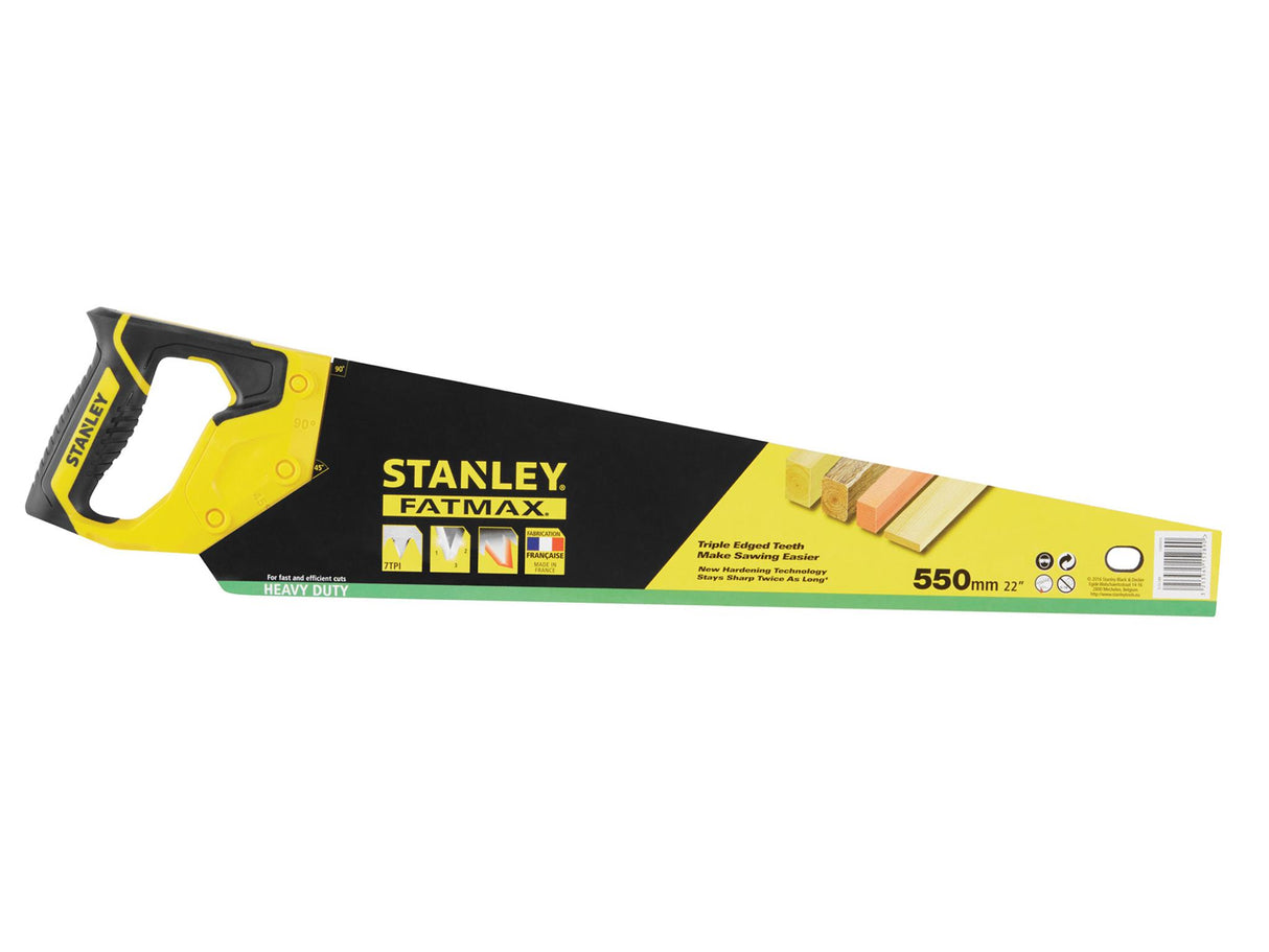 STANLEY® Jet Cut Heavy-Duty Handsaw 550mm (22in) 7 TPI