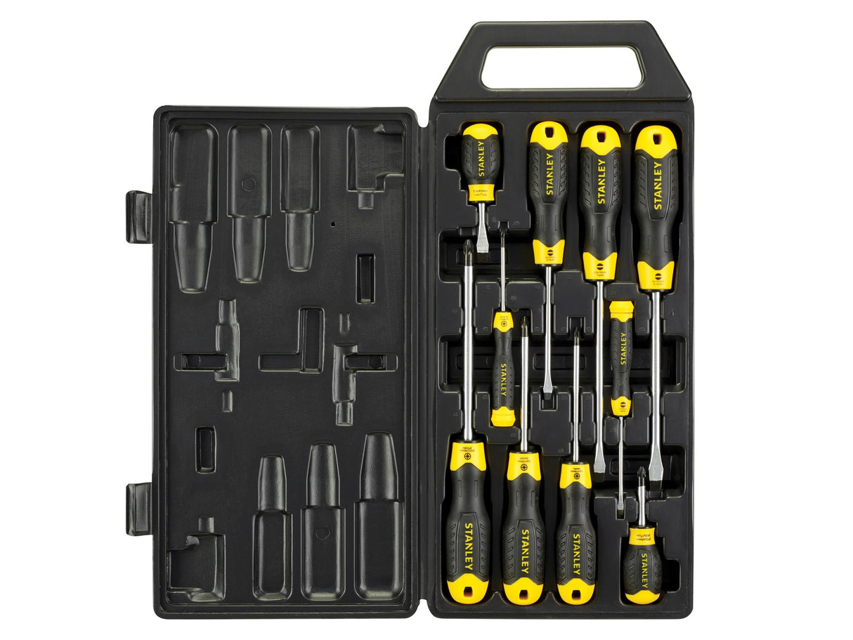 STANLEY® Cushion Grip Screwdriver Set, 10 Piece
